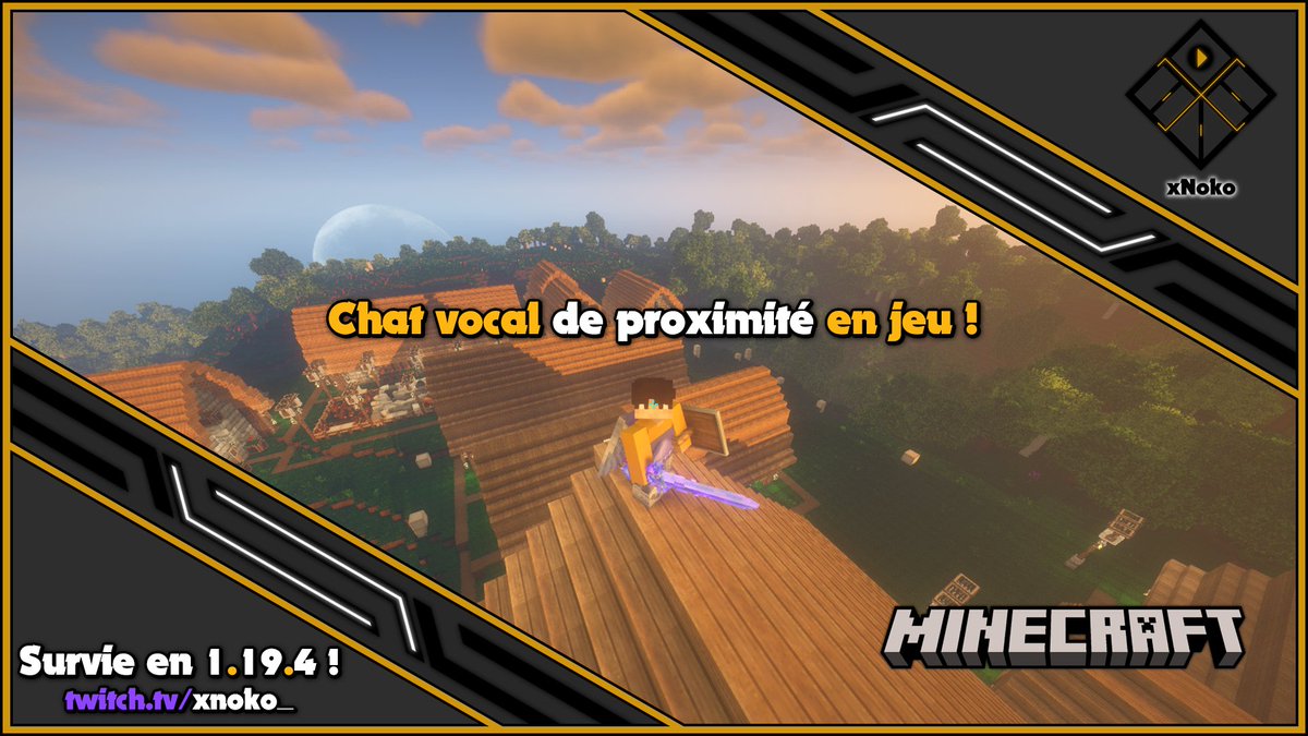 xNoko_'s tweet image. 🏞️[Survie #Minecraft 1.19.4] Nouvelle diffusion en direct!🔴Chat vocal en jeu et construction de mon médiéval et viens discuter !🏞️👋😉
#MC #survieminecraft #smallstreamer #twitchstreamer #PartageTonTwitch #Stream #Twitch #TwitchFR #TwitchQC

💜🌟&amp;gt;&amp;gt; twitch.tv/xnoko_ &amp;lt;&amp;lt;🌟💜
