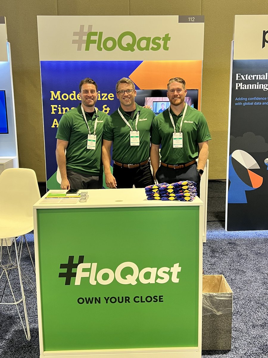 Hanging out with some people d my sales friends at the #GartnerFinance conference this week. Stop by Booth 112 and learn how you can modernize finance and accounting.