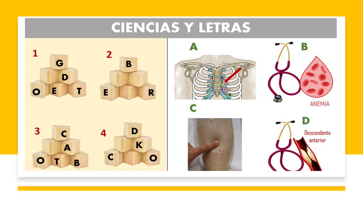 CardioAPFerrol's tweet photo. Nuevo juego que vale por una taza de #CardioTopo para el más rápido. ☕️❤️🕵️‍♂️
Se trata de relacionar cada número de la izquierda (tenéis que ordenar las letras para formar una palabra) con una letra de la derecha (razonando a qué se refiere cada imagen). https://t.co/NGDDNzrsrH