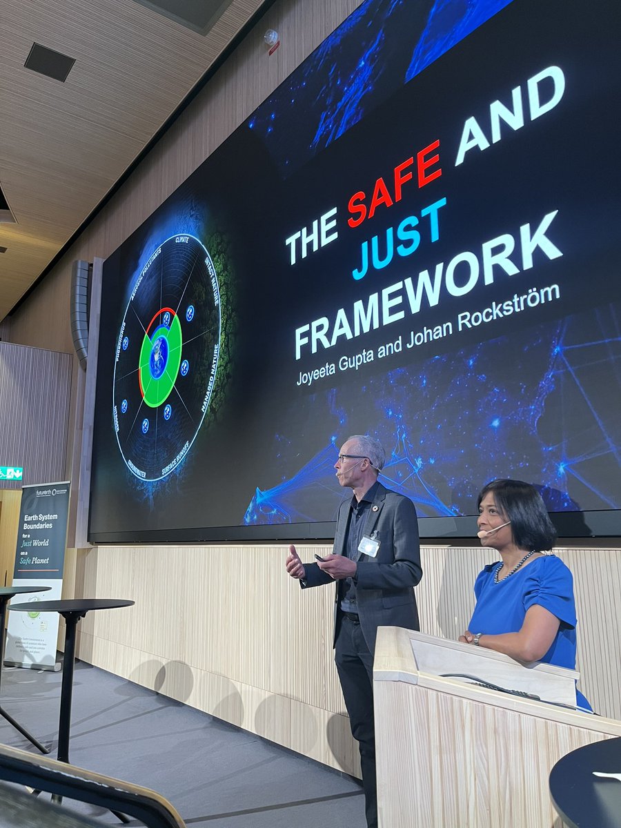 WendyBroadgate's tweet photo. So excited to roll out the Earth Commission synthesis at @ScienceAcad_swe today - a new chapter in sustainability @SafeJustPlanet #EarthSystemBoundaries @‌Nature @jrockstrom https://t.co/pSnzHljOQO