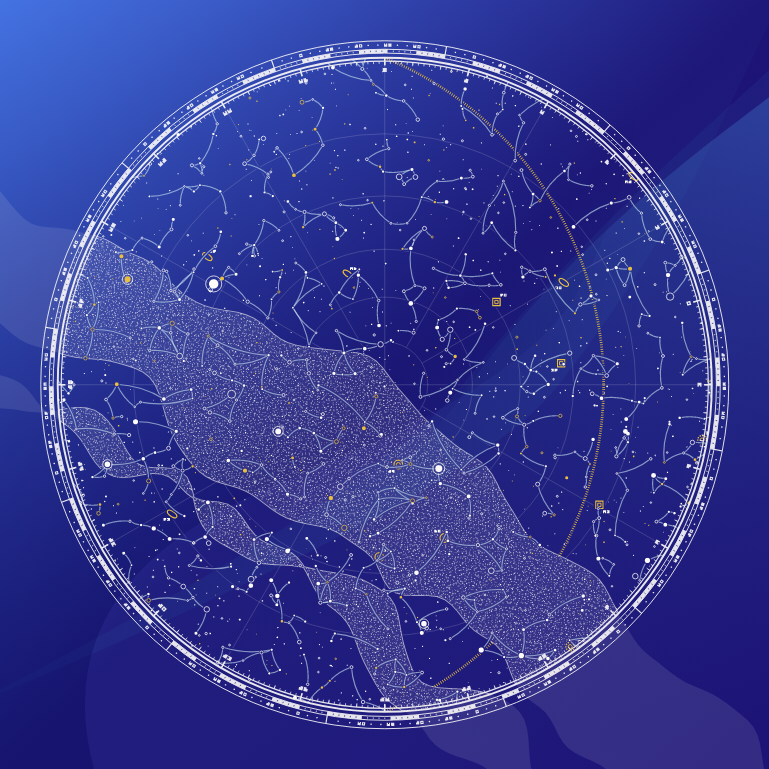 th3Runner2's tweet photo. Loving the blue color on this freshly minted star chart from the Art Blocks Engine drop "Imagine" by Nadieh Bremer (@NadiehBremer) to celebrate Axiom Space's AX-2 touch down. The 2nd all-private astronaut mission by @Axiom_Space. #axiomspace #axiomspace3 #starchart https://t.co/hTGDFAaUGk