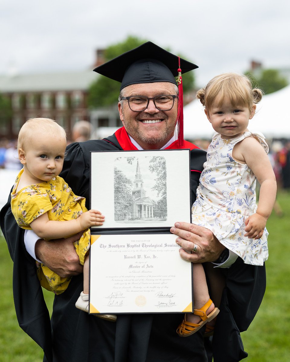 SBTS's tweet photo. We are still celebrating all the joy that graduation brought earlier this month!๐
Tag a graduate and tell us why you're proud of them!
#SouthernSeminary #SouthernforLife #SBTS https://t.co/l00T3Cys8e