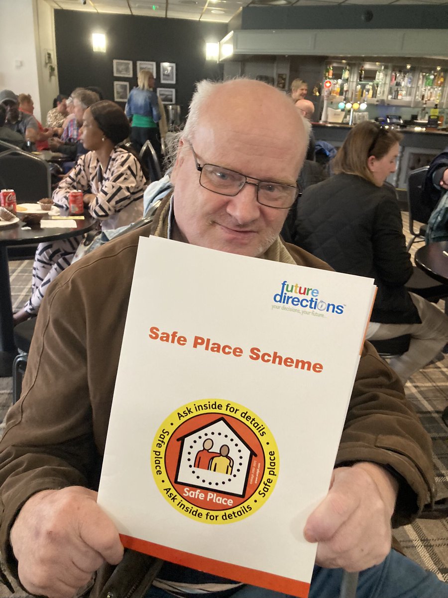 FD_SPICE's tweet photo. We were telling people about the @RochdaleCouncil @SafePlacesUK scheme at today’s Future Directions CIC engagement event. There was lots of interest and offers to help find more Safe Places and test the app @SaferRochdale 👍 https://t.co/keRWJFr9HC
