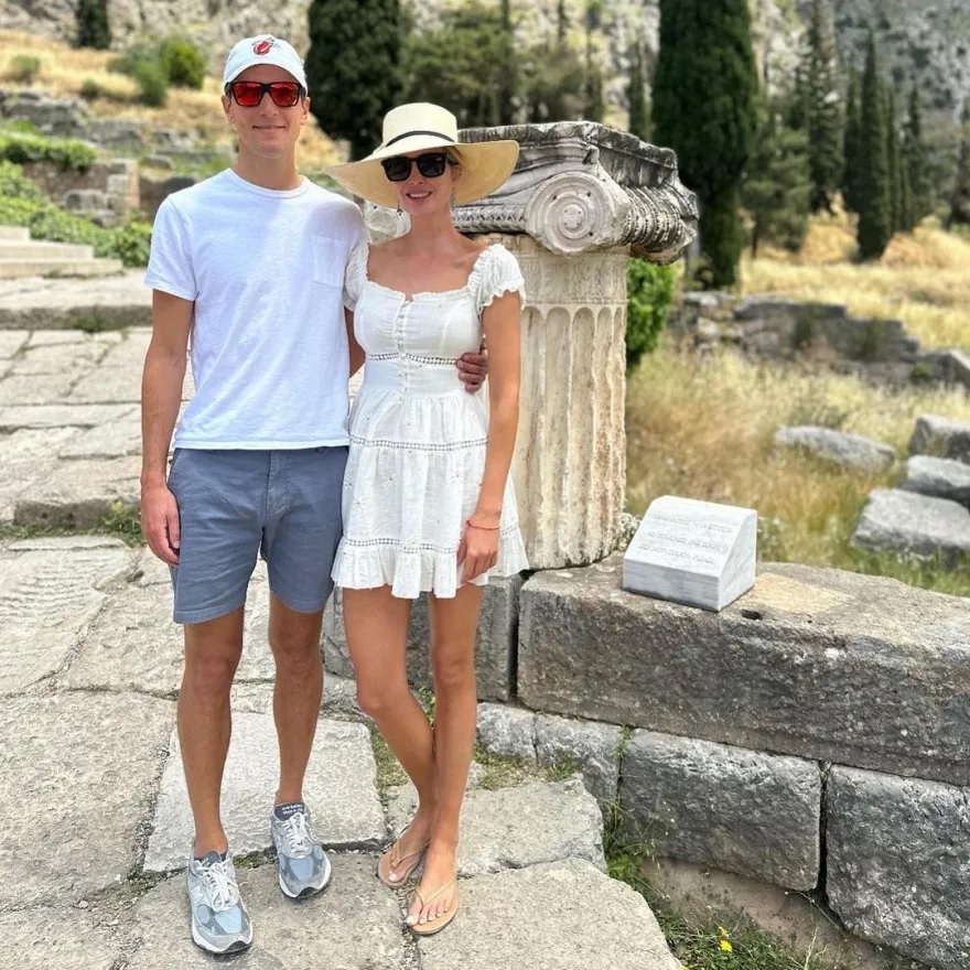 Jared and Ivanka are hanging out at the Acropolis:
- Wearing their childrens' clothes
- Auditioning for the next season of White Lotus
- Waiting to buy a nuclear weapon on the black market
- Thinking about buying the place as a teardown to build a golf resort