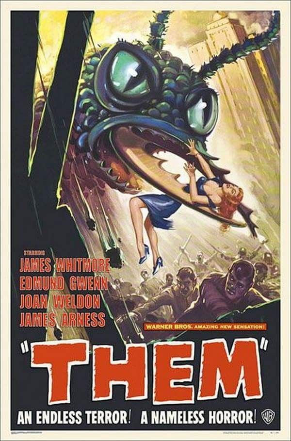 Review tinyurl.com/2se22vba do filme Them! / O Mundo em Perigo (1954). #terror #ficcaocientifica #filmepretoebranco #anos50 #review #suspiroearrepio