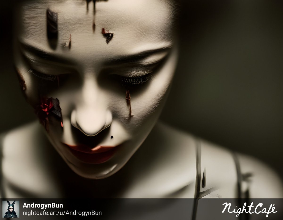 AndroBunn's tweet photo. Recently discovered the result of combining Lina Tesch + Irving Penn + ravencore - made with NightCafe Creator  https://t.co/dJByyrh5cP #aiart #nightcafe #digitalart #vqganclip via @NightcafeStudio https://t.co/pbKKZAfGlK