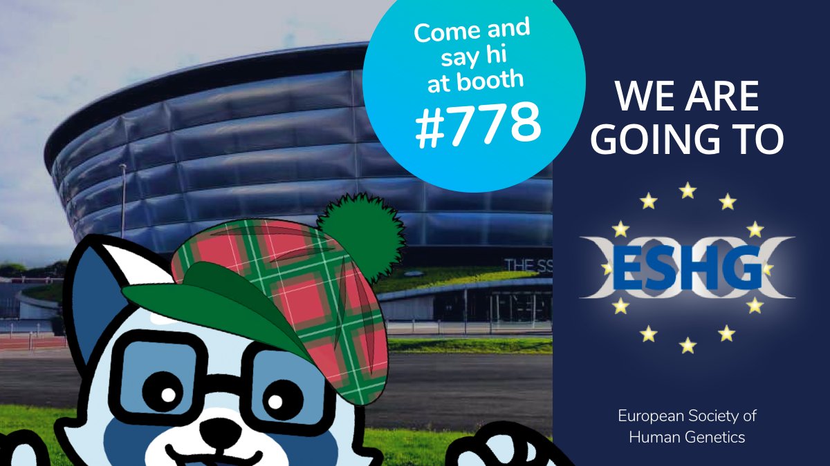 just_Frankln_It's tweet photo. Don't miss out on innovation and giveaways! 🎁 Visit Booth #778 at the European Society of Human Genetics 2023 Conference in Glasgow, Scotland.
Explore new features, ask questions, and grab cool SWAG! #ESHG2023 #GeneticsConference @eshgsociety https://t.co/Uxm2Y4uon8