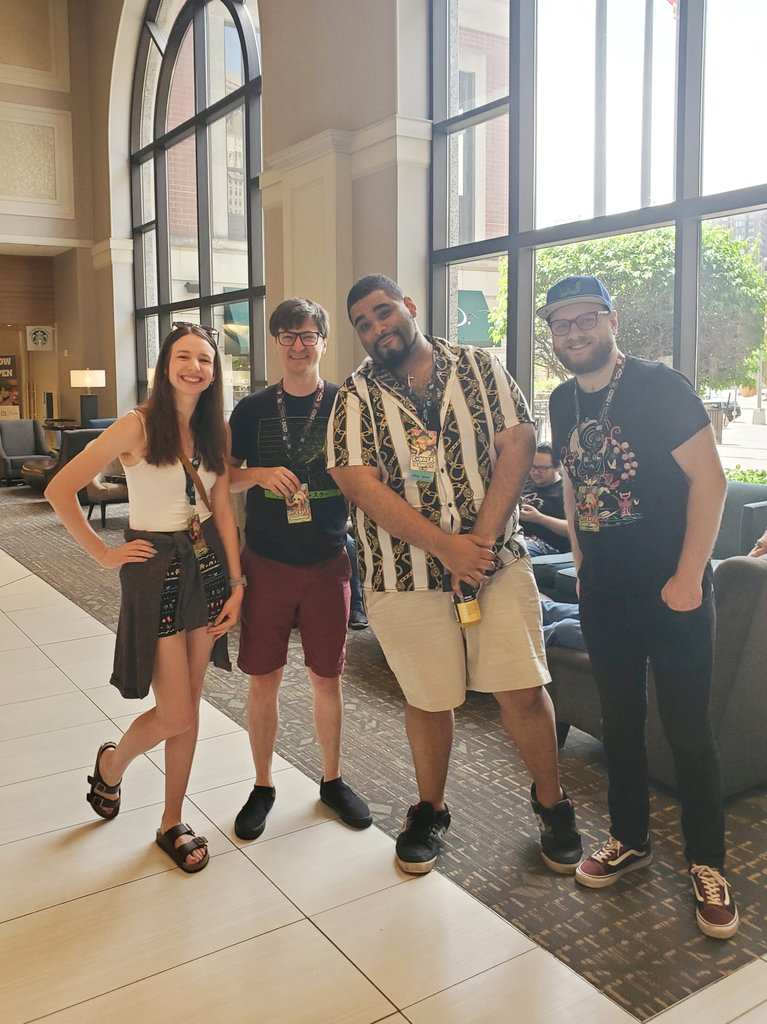 It was so nice to finally meet you, @TheBlacktastic! We loved the positive energy you brought to the Bloodstained/Castlevania block ❤️