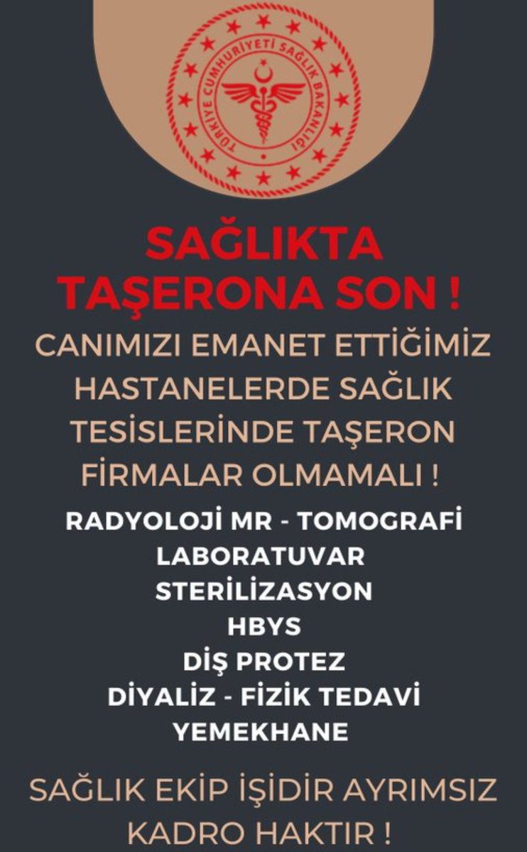 <a href="/ErbakanFatih/">Dr. Fatih Erbakan</a> TaşeronunAklı Mecliste
Kamu hastanelerinde çalışan taşeron işçileri kadro müjdesi bekliyor %70 kriteri kalkmalı taşeron ayrımına son verilmeli 
<a href="/RTErdogan/">Recep Tayyip Erdoğan</a> <a href="/ErbakanFatih/">Dr. Fatih Erbakan</a> 
<a href="/ved/">vedprakashsaurav</a>
