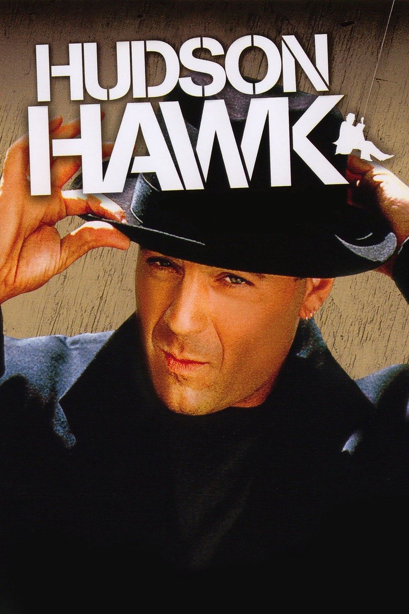 🎫 Hudson Hawk 
📅 1991 
📽 Michael Lehmann 
#️⃣ #BruceWillis #AndieMacDowell #DannyAiello #FrankStallone #AndrewBryniarski #JamesCoburn #SandraBernhard #HudsonHawk #NowWatching #FilmTwitter #MoviePosters