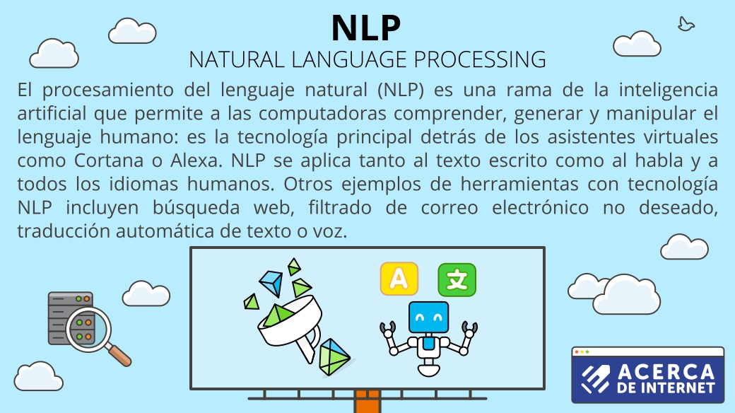 #AcercaDeInternet 💻🌐🗺️ ¿conocías cuál es la tecnología detrás de los asistentes virtuales? En el post de hoy sabrás más al respecto.
