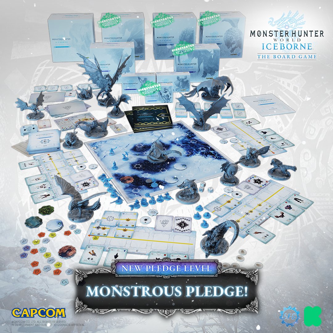 Monster Hunter World Iceborne: The Board Game by Steamforged Games