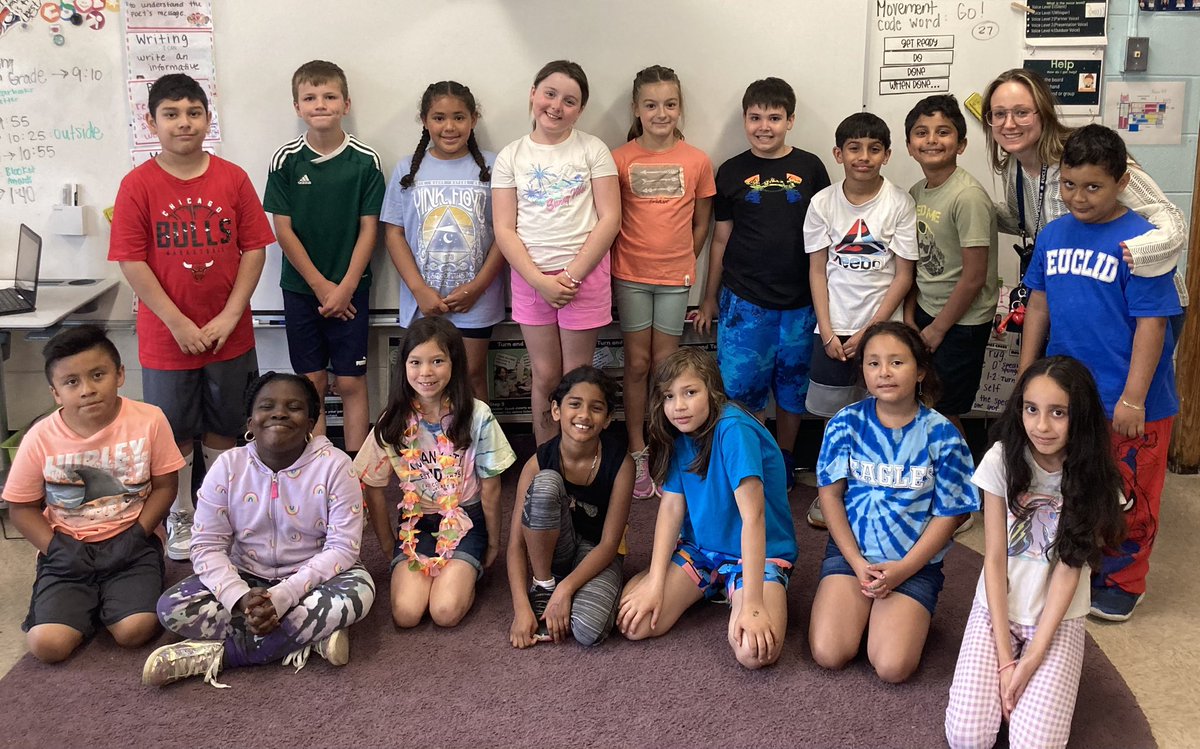 They are off to 4th grade! #euclidexplores
