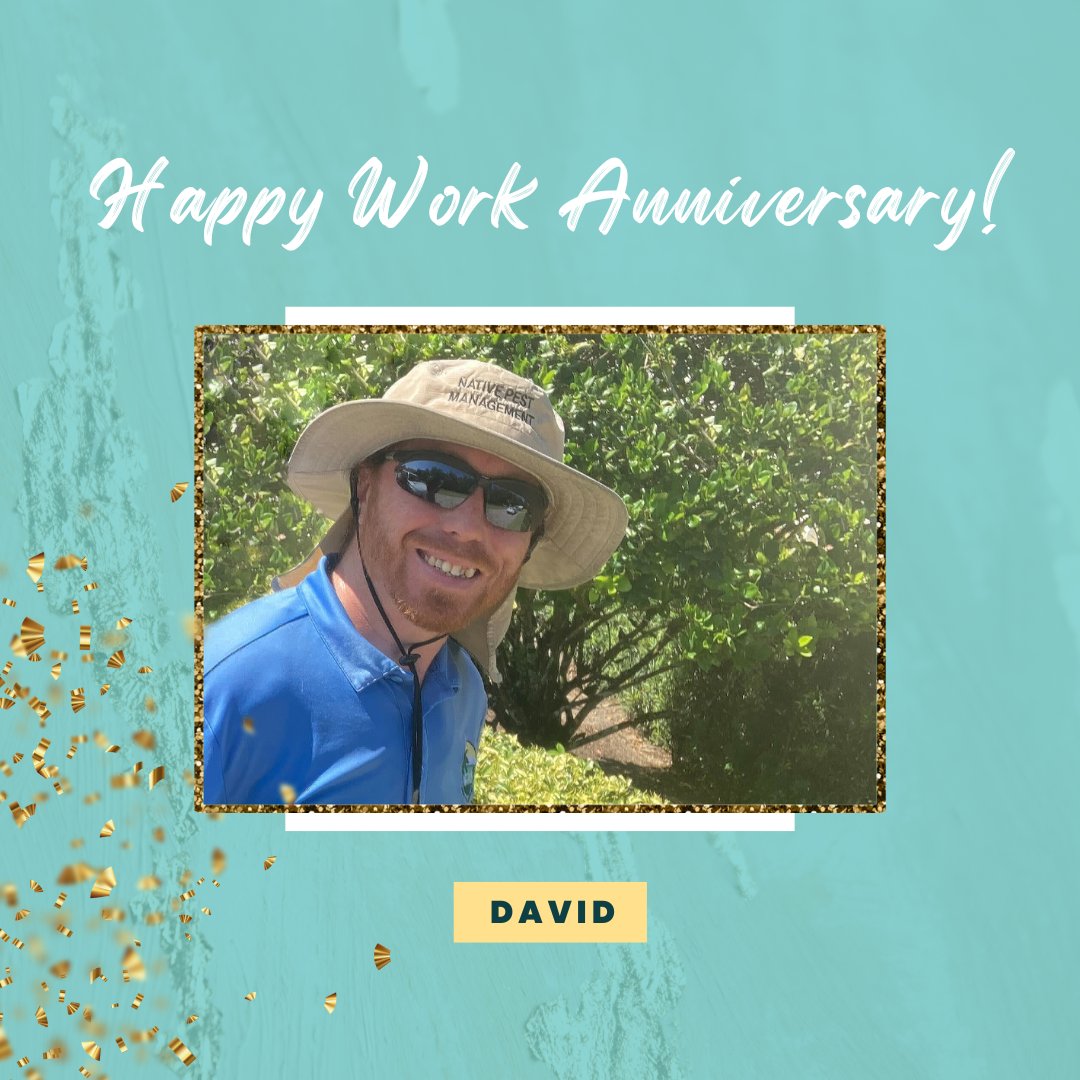 NativePestMgmt's tweet photo. Happy work anniversary to Nigel, Michael, and David! Congrats for another year working at Native Pest Management — We're so grateful for each of you 🥰
.
.
.
#NativePestManagement #WorkAnniversary #WestPalmBeach #Miami #PestControl #FortLauderdale #PortStLucie #Tallahassee https://t.co/w127pAz16l