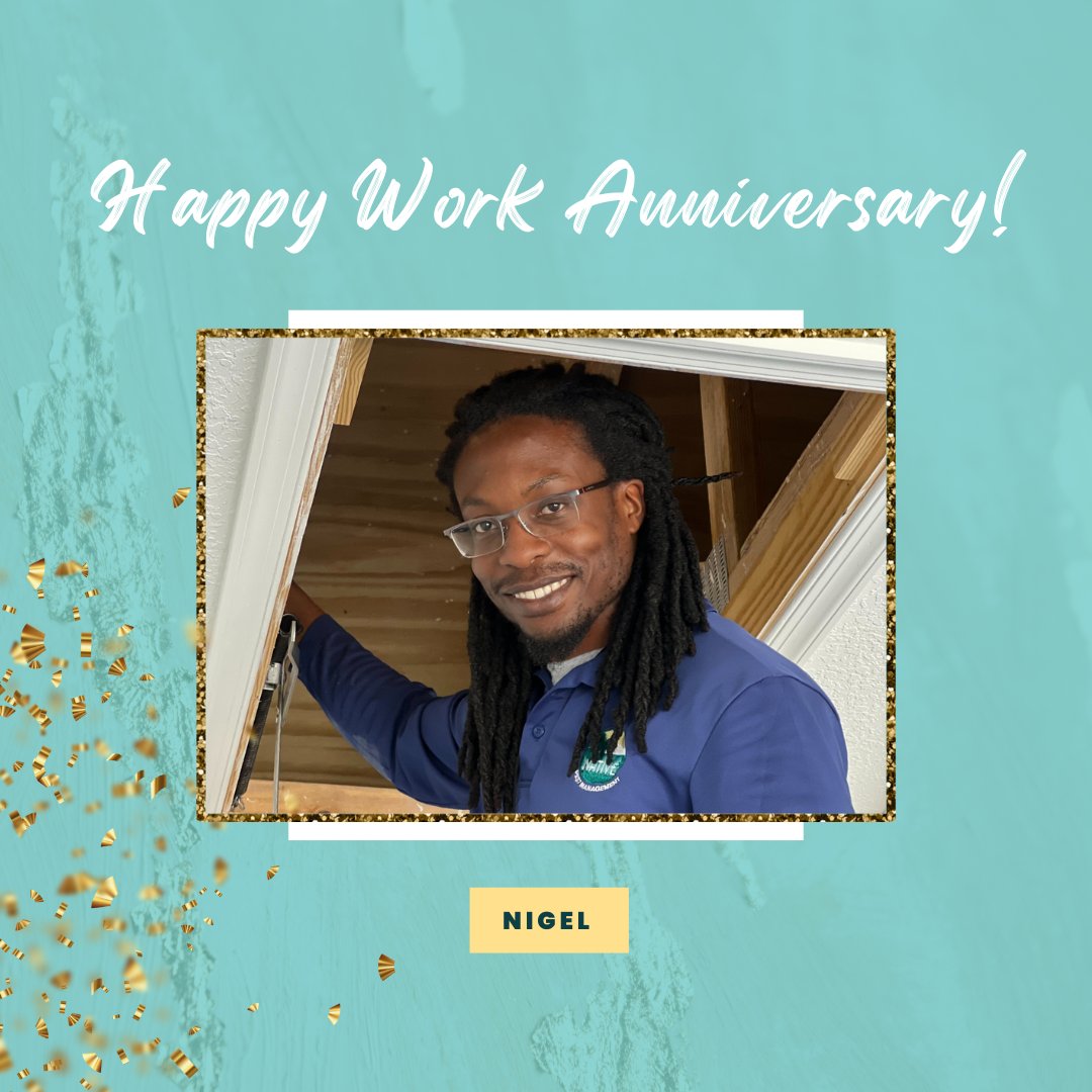 NativePestMgmt's tweet photo. Happy work anniversary to Nigel, Michael, and David! Congrats for another year working at Native Pest Management — We're so grateful for each of you 🥰
.
.
.
#NativePestManagement #WorkAnniversary #WestPalmBeach #Miami #PestControl #FortLauderdale #PortStLucie #Tallahassee https://t.co/w127pAz16l