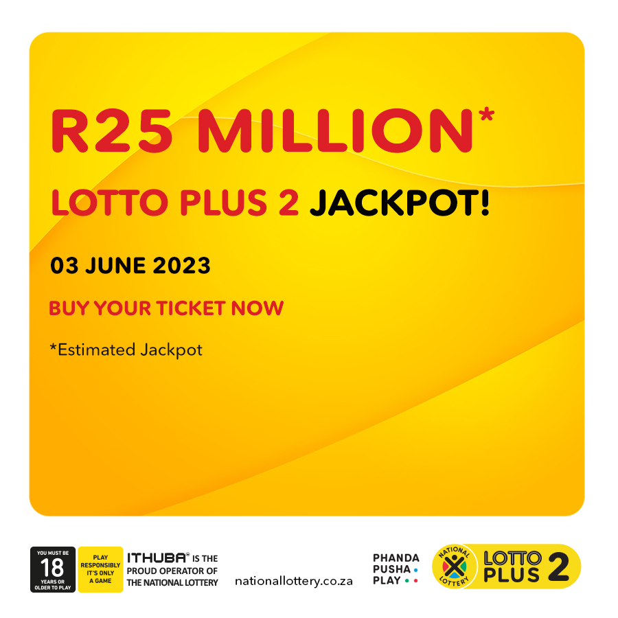 The #LOTTO, #LOTTOPLUS 1 & #LOTTOPLUS 2 estimated jackpots: 
#LOTTO: R9 Million
#LP1: R9 Million
#LP2: R25 Million for 03/06/23!

#PhandaPushaPlay NOW bit.ly/LottoRegister