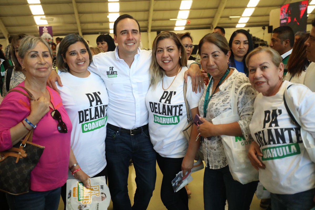 manolojim's tweet photo. Este 4 de junio, con tu voto seguiremos trabajando con ellas y para ellas. #PaDelanteCoahuila (2/2) https://t.co/VXVW9MLbJW