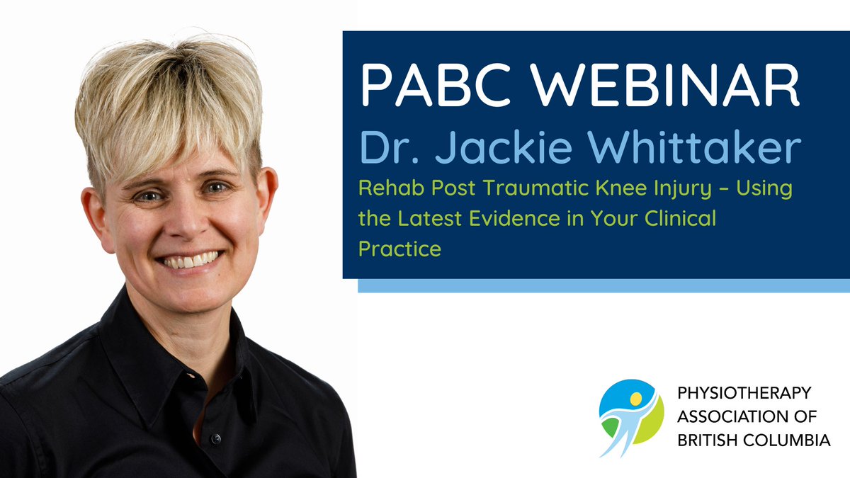 A quick reminder that Jackie Whittaker delivered a fantastic webinar to our members earlier this year that focused on the rehab of post traumatic knee injuries. #NPM2023

Watch the webinar and access all the resources: ow.ly/H7Or50OB7bF