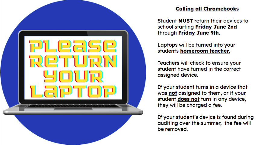 CicsWildcats's tweet photo. Important information regarding students laptops! https://t.co/zx6I710Vbn