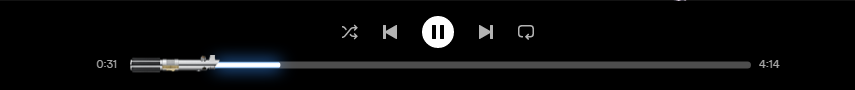 Listening to some movie soundtracks and <a href="/starwars/">Star Wars</a>  duel of the fates came on and <a href="/SpotifyUSA/">Spotify USA</a> NERDED OUT AND GAVE ME A LIGHTSABER