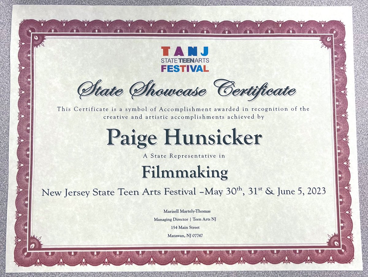 Paige Hunsicker (@paigehunsicker_) on Twitter photo Second year in a row attending NJ State Teen Arts Festival for film alongside Lauren and Joel! 🎥 Congratulations to all who attended and thank you once again to Mr. Fenlon for coming along with us! 🎨🎭 <a href="/HPRwildcats/">High Point Regional High School</a> @hprhs_lreese @hprhs_jmorales <a href="/kfenlon67/">Kevin Fenlon</a> Second year in a row attending NJ State Teen Arts Festival for film alongside Lauren and Joel! 🎥 Congratulations to all who attended and thank you once again to Mr. Fenlon for coming along with us! 🎨🎭 <a href="/HPRwildcats/">High Point Regional High School</a> @hprhs_lreese @hprhs_jmorales <a href="/kfenlon67/">Kevin Fenlon</a>