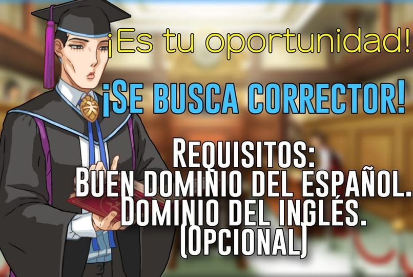 AASpTranslation's tweet photo. Se busca un buen corrector con tiempo libre y buen dominio del español, si tiene también dominio del ingles mejor pero esto ultimo no es indispensable.

Compartid esta oportunidad con los demás para que podamos entregar el mejor producto posible.

Solicitar ser corrector al dm. https://t.co/Y3vwZrhCr3