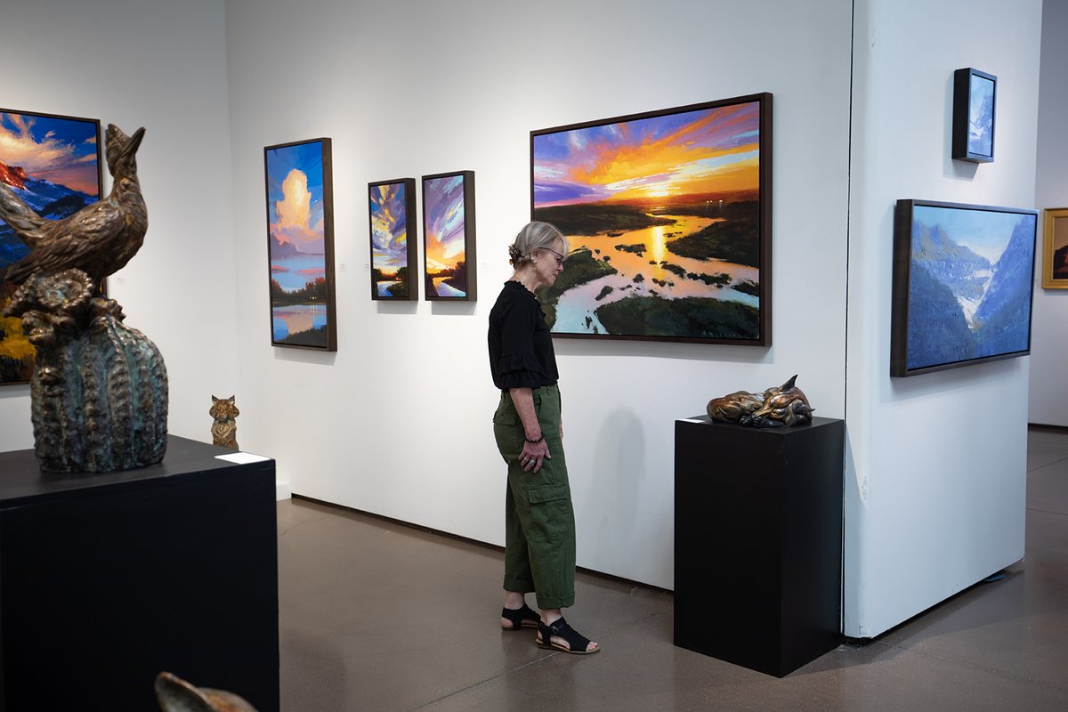 blueraingallery's tweet photo. Signs of Spring &amp; BOLD MARKS will be on exhibition at our #SantaFe gallery through mid June. View more #paintings by #MatthewSievers &amp; #bronzesculpture by #BrycePettit on our website https://t.co/r6WlDUZVI9

544 S Guadalupe Street, Santa Fe, NM

#westernart #wildlifeart #fineart https://t.co/hw8OtfQ17l