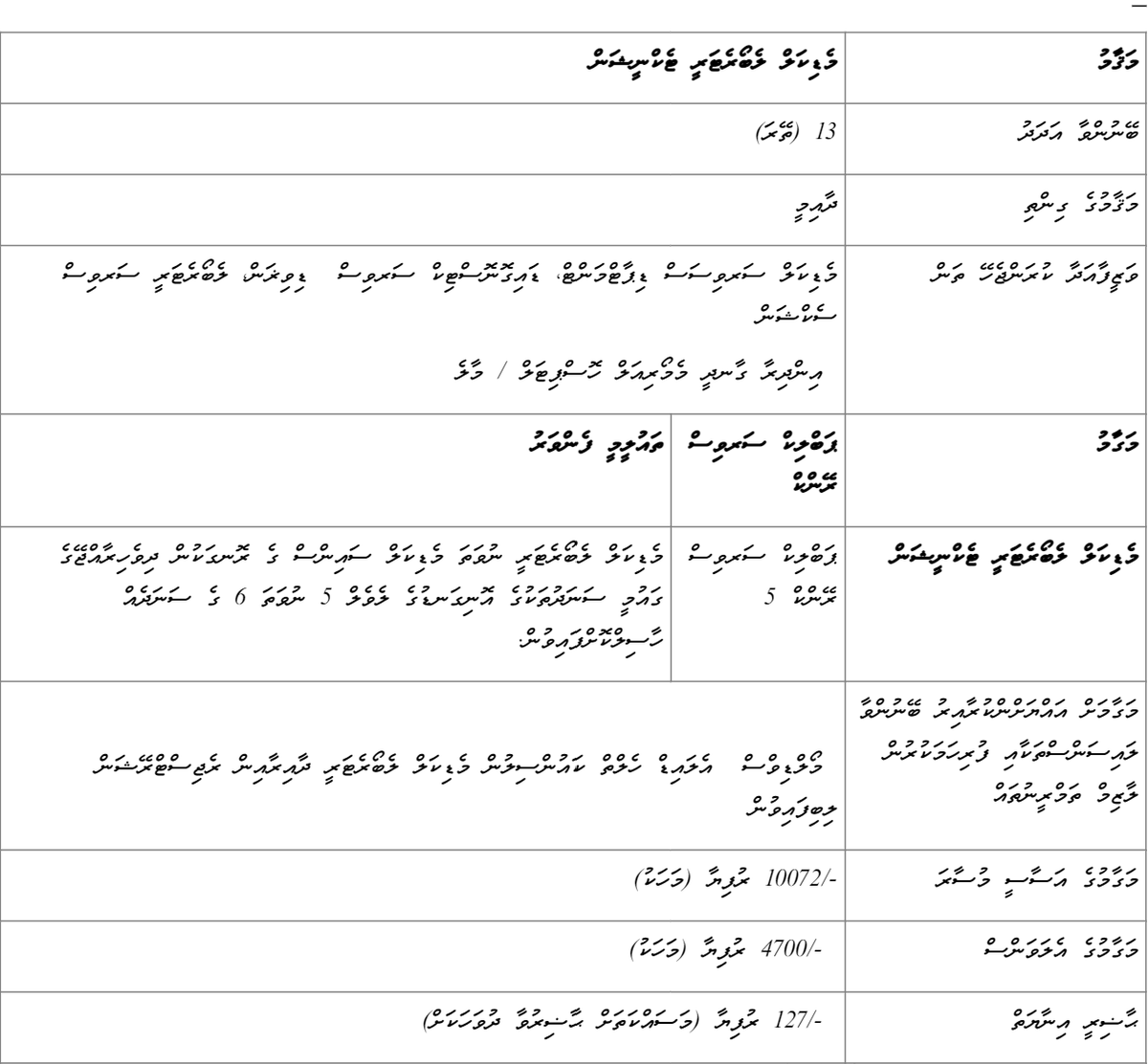 Free kon degree ah kiyavaigen,diploma level ge vazeefathakah mi vanan jehenee.
mi musaara libigen month aku 25k average kon libeyne lab tech eh mi gaumuga nuhunnaane. 
30 dhuvahu masahakay kuriyas libeyni 18.5k
<a href="/governmentmv/">Government of Maldives</a> ge bodu olhuvaalumeh
#OlhuvaaliOnigandu
<a href="/Ahmed_hamdhan/">Hamdhan</a>