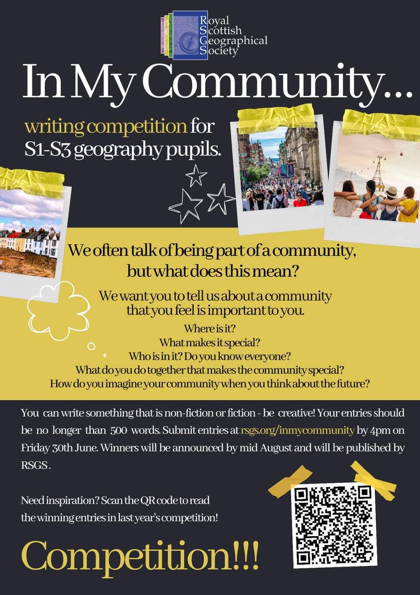 Great opportunity for any aspiring authors. Please let me know if you are interested and/or would like more information #ambition <a href="/_stcolumba/">St.Columba's HS, Gourock</a>