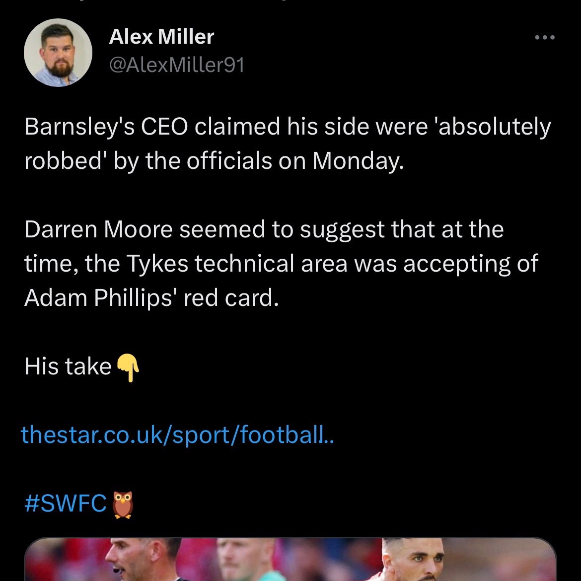 NathFromTarn's tweet photo. @Liam_Fountain @Georgrundo Even your manager indicated the same, but he’s never gonna come out and blast his player in public - and rightly so https://t.co/wynruo6rMz