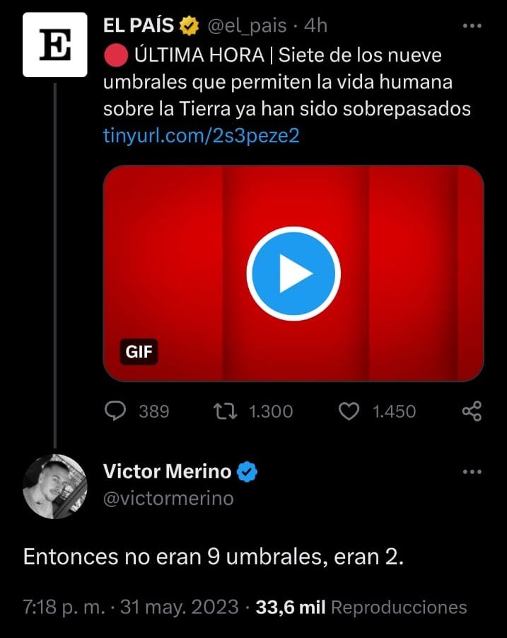 Menudo titular de <a href="/el_pais/">EL PAÍS</a>... 🫣
Pero el comentario bastante razonable! 😂