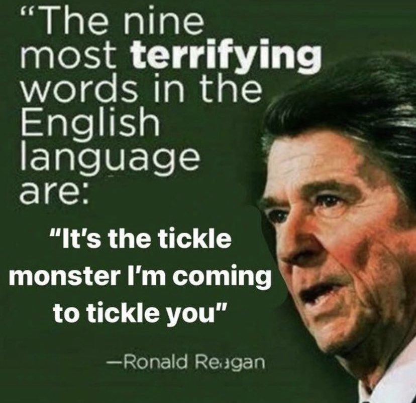 RedThaneLaurels's tweet photo. @EverythingOOC MFing tickle monster, damn you Ronald Raegan! https://t.co/2015IfvjNZ