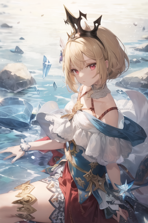 SaGGaN290's tweet photo. https://t.co/bBWlb11mZH #pixai #blonde #cute #red eyes #Lilin # #SaintMiner https://t.co/QGy24EkvpL