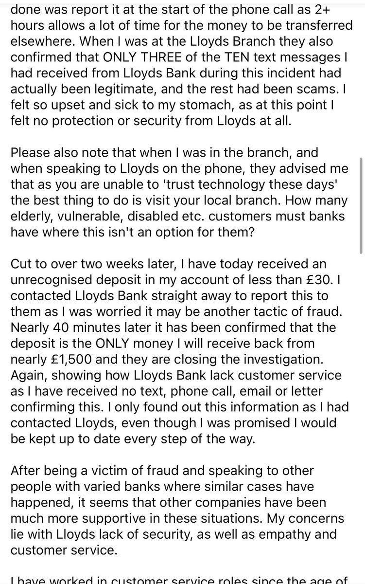 nicollbaish's tweet photo. I don't use Twitter anymore, but I wanted to share this to raise awareness of the lack of support and security from @LloydsBank ! https://t.co/yVb2riW7qb