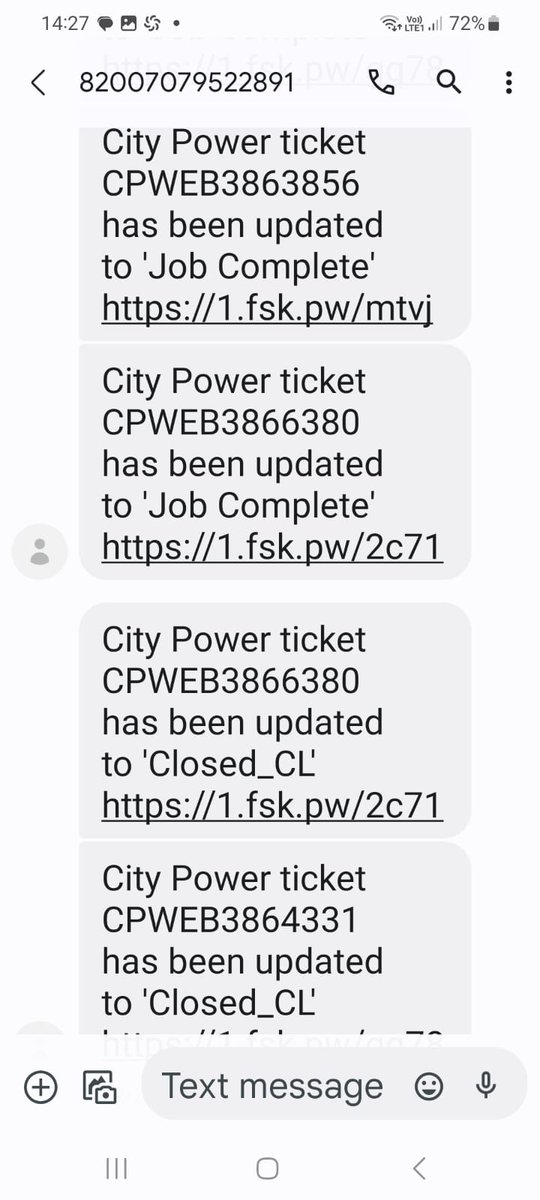 CyndivdB's tweet photo. @CityPowerJhb Belgrave, Devonshire and Westbourne streets Bryanston (Block 4) have been off since 11am on Monday. Multiple calls logged, majority closed without resolution. City Power call ref is CPWEB3867492 and many others attached from community. Please assist. https://t.co/SV9IYdhjF3
