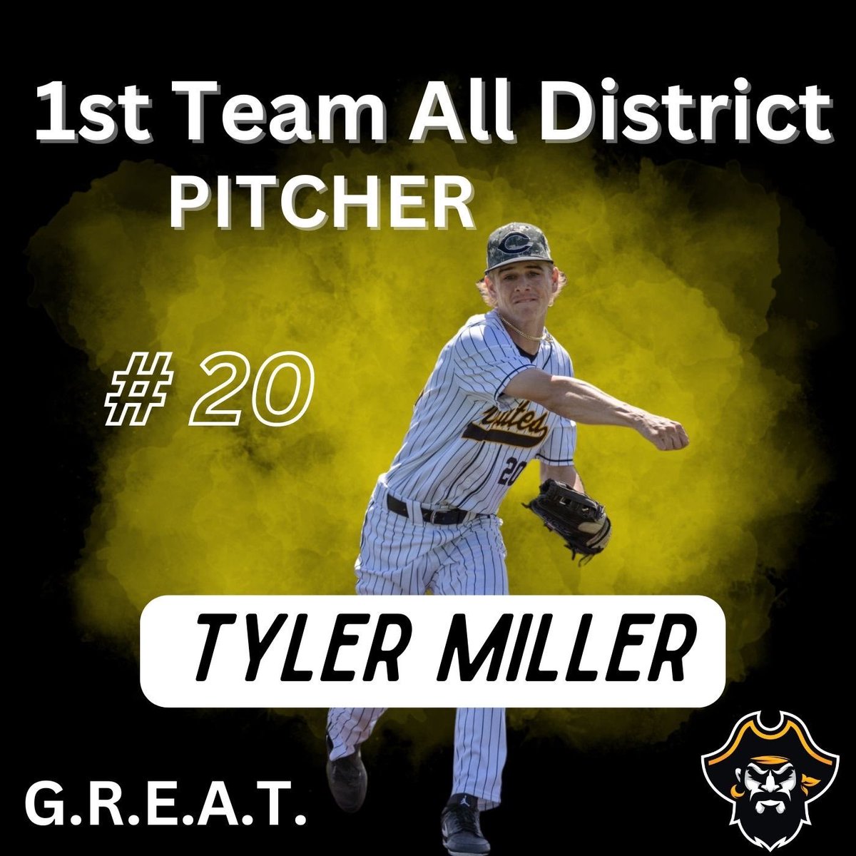 jyeary522's tweet photo. ☠️⚾️ All-District Honors 2023
Proud of our kids! @jwilliams2018 @jacksonkcox @FBCoachNelson @Coach_Hardin @CPirateBaseball https://t.co/kgHXaZtWWf