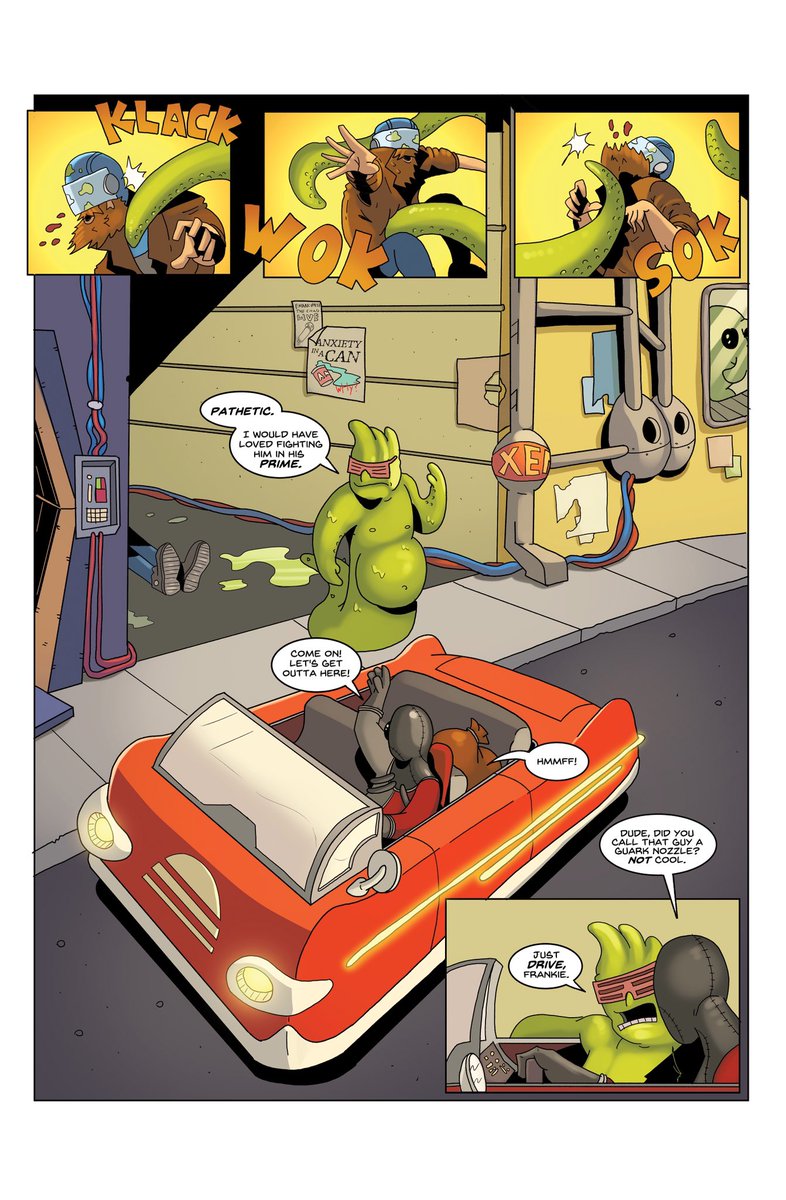 McgreggorTank's tweet photo. Tank McGreggor and the Cosmic Colossus! If you like what you see be sure to support it on Kickstarter! 

https://t.co/vUuh2tXLLk

#graphicnovel #comicbooks #comixwellspring #sciencefiction https://t.co/SzXJGOYYae