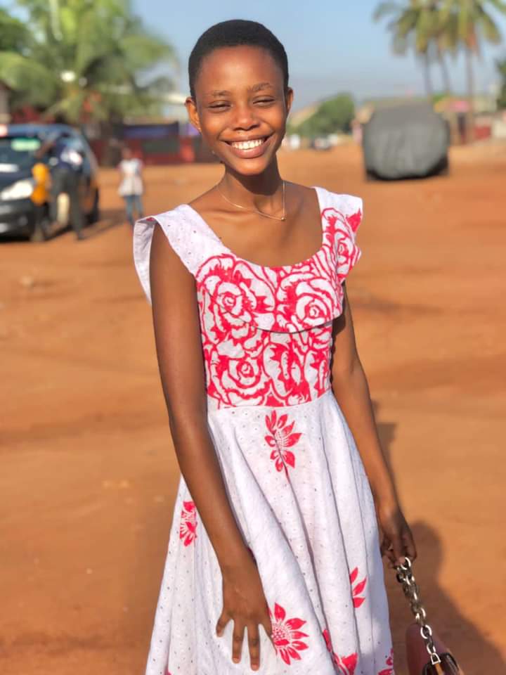 #MISSINGGirl

Please kindly help me share 😭😭😭😭My cousin is missing.…
Magdalene Barketey left home around 6:00pm yesterday to buy porridge around Tema New Town(Saint John’s Clinic),she’s nowhere to be found…She was in a striped white and blue black shirt and a royal