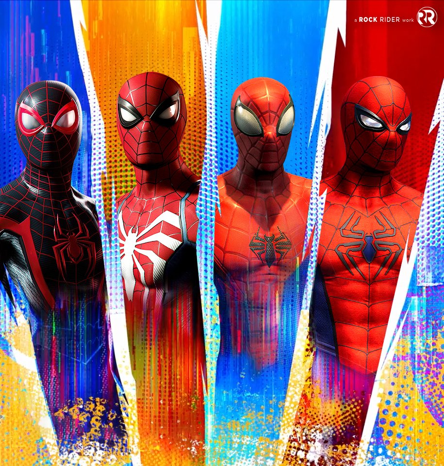 Sony has released a promo image for their Spider-Man movies version, I just made one for Spider-Man Games version. 🕷️📷

#SpiderVerse📷 #RRconceptual @GameBuzz_360 #SpiderManAcrossTheSpiderVerse
