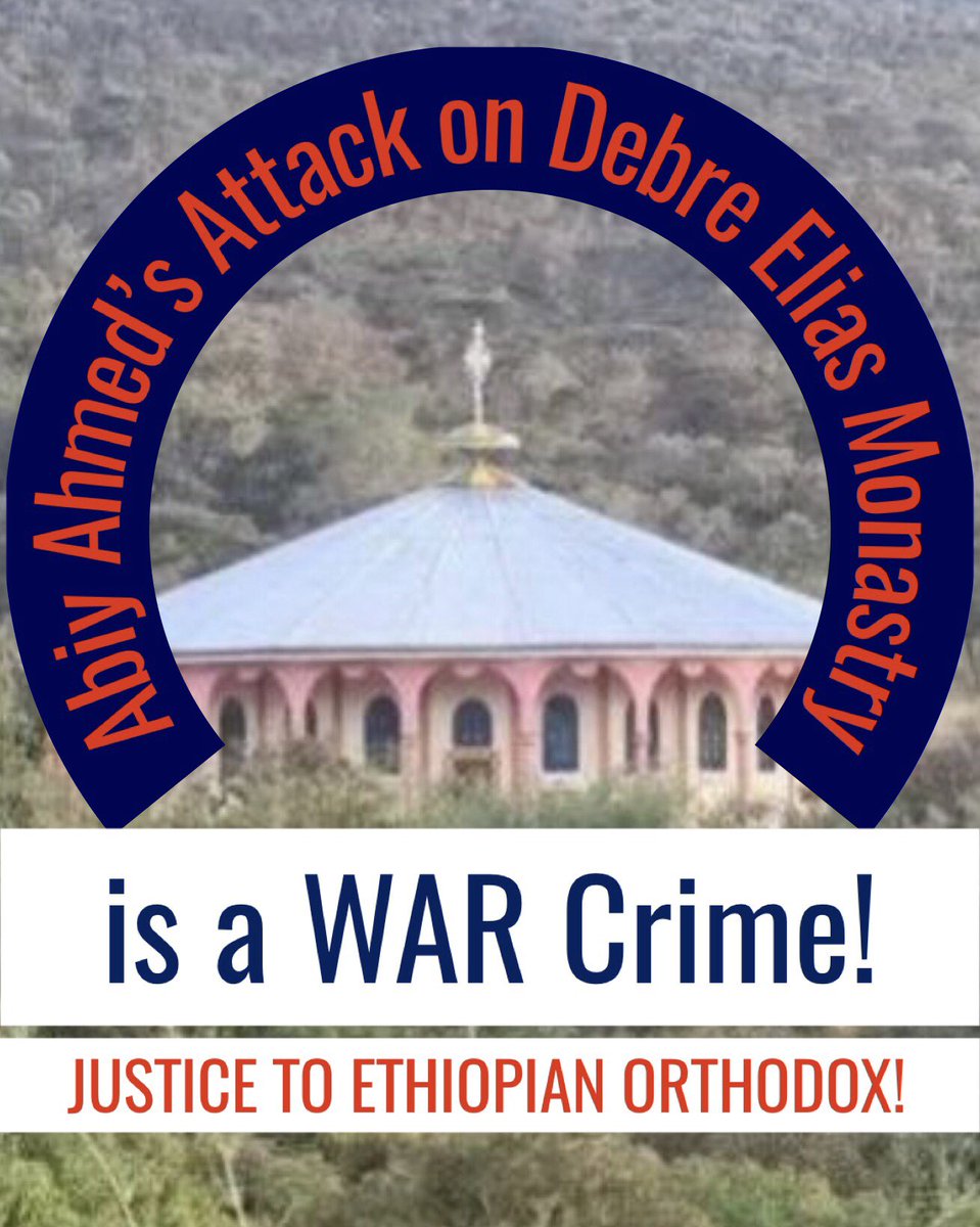 Attack on Ethiopian Orthodox is Attack on Me. Stop the madness NOW before it leads to a civil war!!! 
#EOTCunderAttack #JusticeForEthiopia #RerouteRemittance #SanctionEthiopianGovt 
@ABlinken @DavidMalpassWBG @KGeorgieva @NeaminZeleke