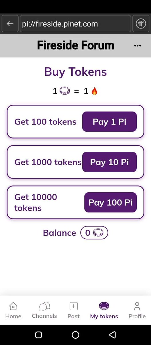 ⚡  Are you willing to spend $Pi in exchange for tokens on 'FireSide Forum' pi app❓

✨  RETWEET if YES! 🐦

#PiNetwork #PiApp #PidApps #PiPayment #FireSideForum #FireSide #PiUtility #PiEcosystem #PiMainnet #EnclosedMainnet #OpenMainnet #PiBrowser #PiExchange #PiPay #PiWhales 🐳
