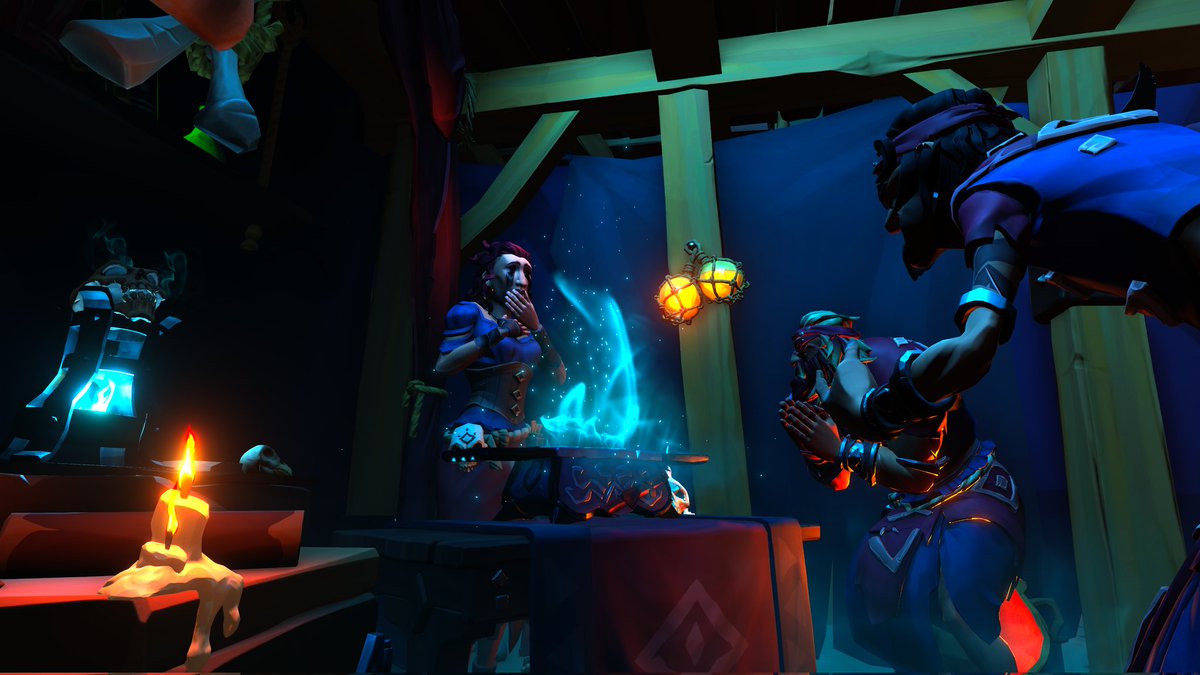 Anett81517029's tweet photo. A dark soul had been captured … but such power cannot be held for long.

#SoTShot @SeaOfThieves https://t.co/axkdPSTgjX