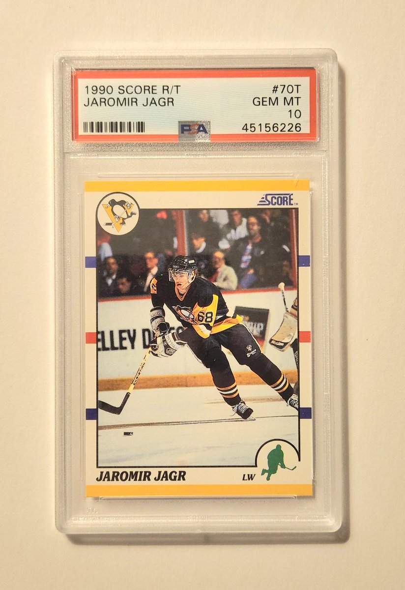 EbayBoostNow's tweet photo. 1990 Score R/T Jaromir Jagr #70T Rookie RC Hockey Card PSA 10 Gem Mint HOF - RT

https://t.co/SNFBIMD7xt https://t.co/8o4tQ5frcz
