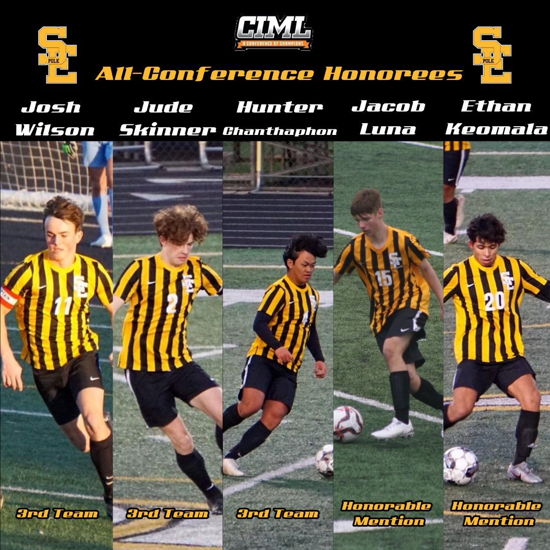 Five All-Conference Honorees in the top conference in the state. 

Wilson, Skinner, and Chanthaphon received 3rd Team recognition. 

Luna and Keomala receive Honorable Mentions. 

Go Rams!