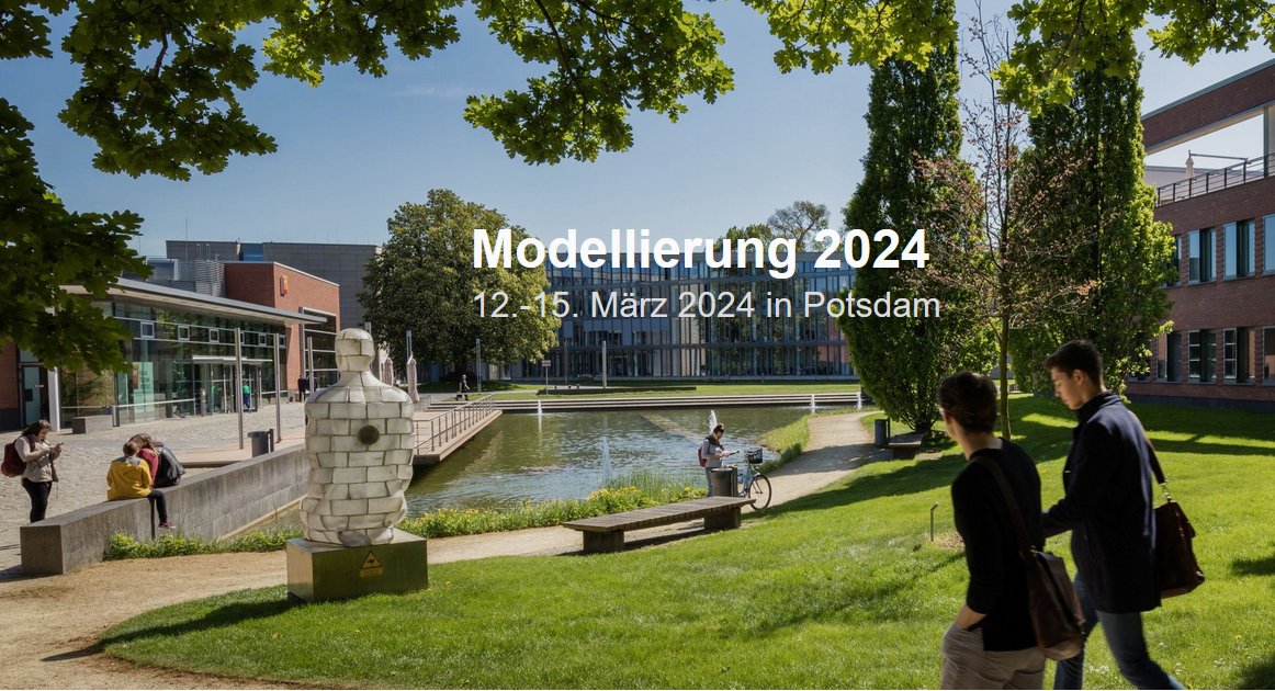 Die Konferenzvorbereitungen fürs 2024 laufen: Gemeinsam mit @mathias_weske  freuen uns auf eine spannende Tagung #Modellierung2024 für alle #Modellierungsbegeisterten vom 12.-15.3.2024 in Potsdam! 
CfP: bpt.hpi.uni-potsdam.de/modellierung20… Neu zusätzlich: Journal/Conference-First Beiträge