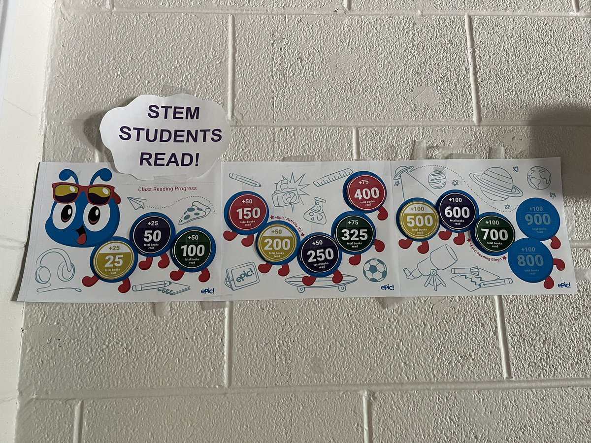 Over 750 books read by STEM students this year! Cross-curricular connections and background information allow students to create amazing results! #itjhs #itbebrave #asd4all