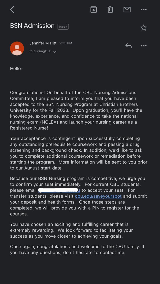 I GOT ACCEPTED INTO NURSING SCHOOL💞🩺