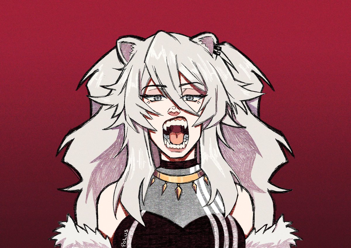 獅白ぼたん 「This is still one of my fave arts I've m」|Polusのイラスト