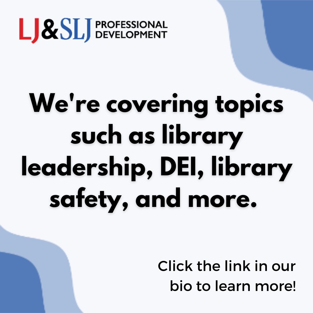 LJ_SLJEvents's tweet image. Our 2023 fall course lineup is here! Regardless of role or experience level, we have something for your entire staff. Check out the relevant topics we’ll be covering: hubs.la/Q01RRNm50 #libraryleadership #librarysafety #bookbans #censorship