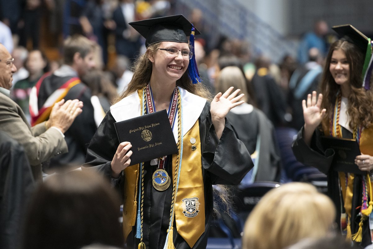 MCPS's tweet photo. You did it 👏🎓

Congratulations to the graduating seniors of Poolesville High School!

#MCPSGrad https://t.co/8kkE0qLwFp